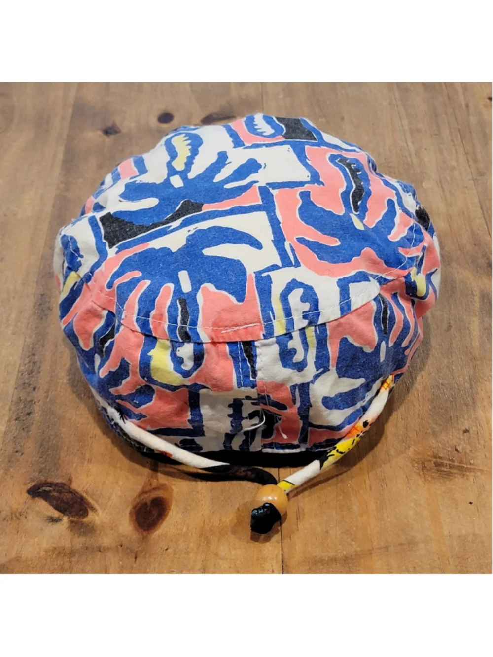 Vintage Bula 90s Lake River Floating Hat One Size Foam Brim Multicolor Print - Picture 5 of 11